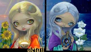 Sun Child Moon Chld Jasmine Becket Griffith fairy big eye fantasy art 