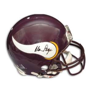  Alan Page Hand Signed Minnesota Vikings Proline Helmet 