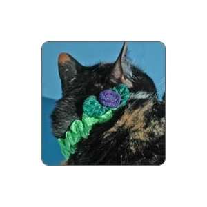  Spring Green Rosebud Cat Collar   One Size Kitchen 
