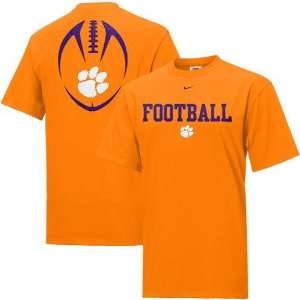  Nike Clemson Tigers Orange Youth Team Issue T shirt 