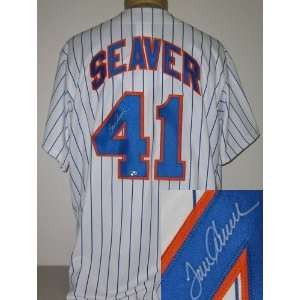 Tom Seaver Autographed Jersey   Autographed MLB Jerseys