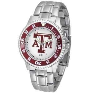   Aggies NCAA Competitor Mens Watch (Metal Band): Sports & Outdoors