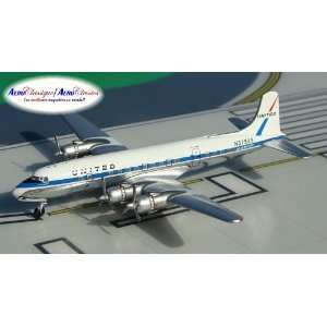  Aeroclassics United Airlines DC 6B Model Airplane 