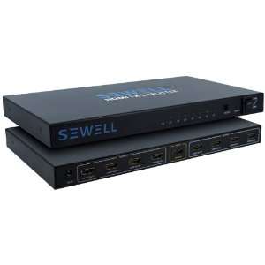  Sewell 8 Port (1x8) HDMI Splitter, v1.3b with 3D support 