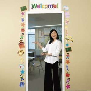  44 Pc Welcome Door Decoration Set   Teacher Resources & Classroom 