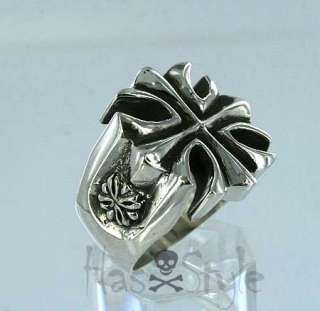 King Baby Studios GOTHIC Cross 925 Ring ANY SIZE  