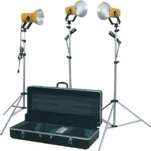  NRG 1500 watt, 3 light Photoflood lighting kit Camera 