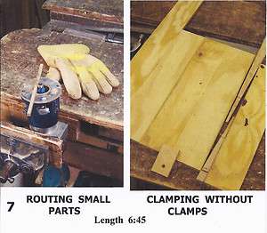   SMALL PARTS AND CLAMPING WITHOUT CLAMPS Educational woodworking DVD