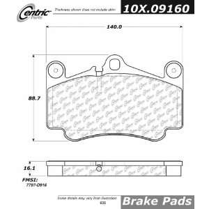  Centric Parts, 100.09160, OEM Brake Pads Automotive
