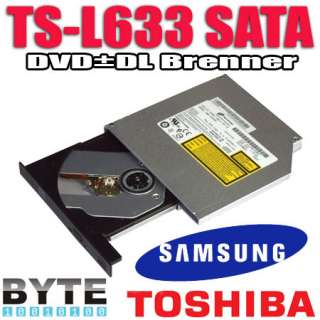 Toshiba Samsung TS L633 CD/DVD RW/DL Intern Slim SATA  