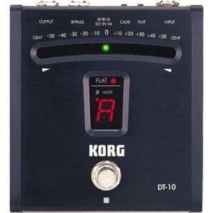    Korg DT 10BR Digital Chromatic Pedal Tuner Musical Instruments