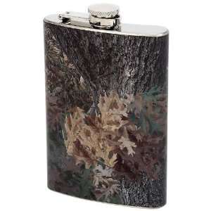   Camo Flask By Maxam® 8oz Stainless Steel Flask with Camouflage Wrap