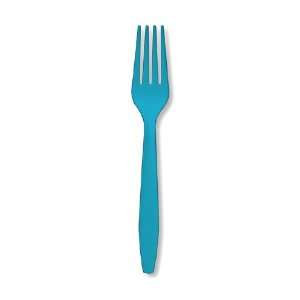  Turquoise Plastic Forks   600 Count Health & Personal 