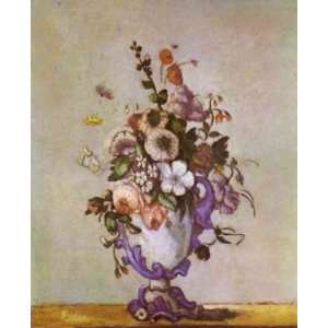  Oil Painting: Vase of Flowers: Paul Cezanne Hand Painted 