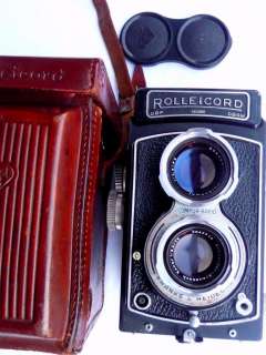 ROLLEI ROLLEICORD III TLR w/Xenar 75mm F/3.5 RARE +CASE  