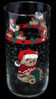 TIENSHAN THEODORE CHRISTMAS COUNTRY BEAR GLASS(es)  