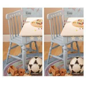  New Arrivals Farmhouse Chairs, Blue Baby