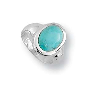    Oval Turquoise Ring (size 6) Boma Natural Stones Jewelry
