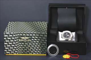 Mens Breitling Bentley GMT Chronograph Watch Black Dial A4736212 B919 