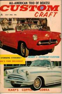   July 1961 Car Magazine Deuce 1958 Impala Old Vintage Classic  