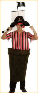 PIRATE IN A CROWS NEST Funny Adult Ship Costume 76L  