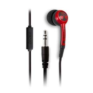 iFrogz Earpollution Plugz Earbuds with Mic   Red   EPD33 MIC RED 