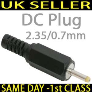DC Power Adapter Plug/Connector 2.35/0.7mm  