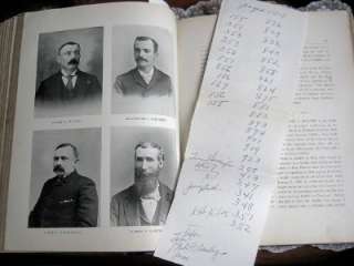   Michigan Southern Railroad History +Bios Genealogy Very Rare+Old 1900