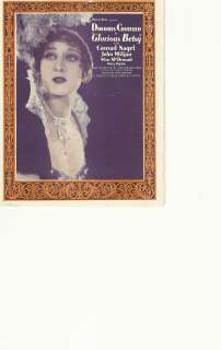 GLORIOUS BETSY(1928)DOLORES COSTELLO ORIGINAL PRESSBOOK HERALD  