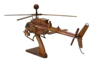   OH 58D Kiowa Warrior Helicopter complete with display stand and BONUS