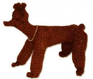 Crochet Pattern Poodle Toy Dog Moveable Joints Puppy NE  