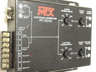 MTX RT X01A *~*~* 2ch. Hi/Low Crossvoer X over OLD SCHOOL HARD TO FIND 