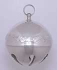 1973 Silver Bell Ornament Wallace Silversmith Silverplate Sleigh Bell 