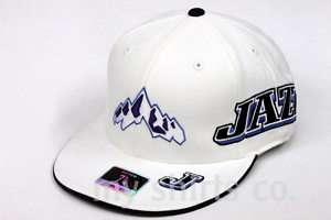 Utah Jazz White Purple Blue NBA Elements Collection Authentic Reebok 