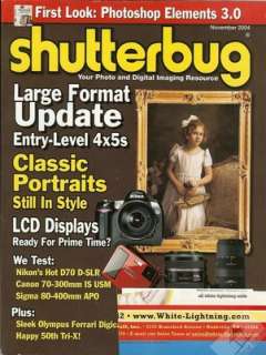 Vintage Shutterbug Magazines   All 12 Back Issues From 2004  