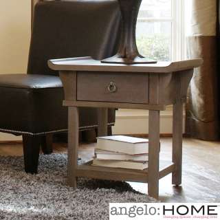 AngeloHome Ash Grey Kara Side End Table Furniture CK9992 0 37732 
