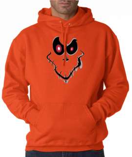 Ghost Face Scary Halloween 50/50 Pullover Hoodie  