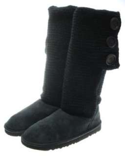 Couture Discount Damenstiefel Strick Boots, schwarz (ST49W)  
