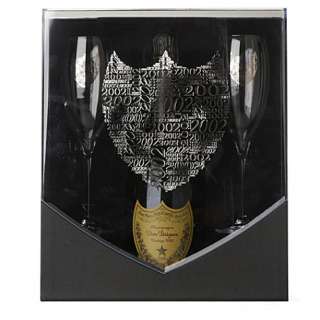 Two flutes gift box 750ml   DOM PERIGNON   Wines & Spirits   Food 
