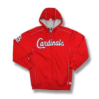 St. Louis Cardinals Red Grand Slam Full Zip Sherpa Lined Thermal 