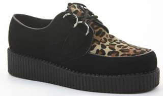 Ladies Funky Flat Wedge Heel Lace Up Platform Goth Punk Creepers Shoes 