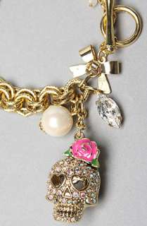 Betsey Johnson The Skull Chain Toggle Bracelet : Karmaloop 