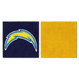 TrafficMasterSan Diego Chargers Carpet Tile 18 in. x 18 in. (45 sq. ft 