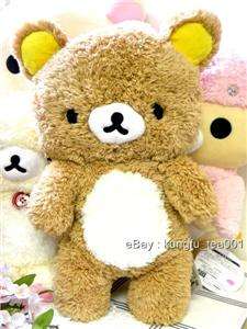 San X Rilakkuma Relax Bear Furry Hairy Teddy Doll Plush  