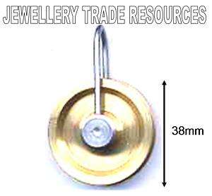 NEW REPLACEMENT BRASS CLOCK CHAIN PULLEY PULLY 38mm  