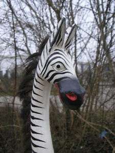 Zebra Zebras Afrika Holz Deko Figur 1 Meter Bali 75  
