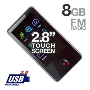 Mach Speed Trio TCH828 8GB Touch Screen MP3 WMA Player   2.8 Touch 
