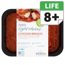 Tesco Light Choices 2 Chicken Tomato And Basil 400G   Groceries 