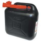 Cartrend 7740057 Reserve Kraftstoff Kanister 20 Liter, PVC schwarz, UN 