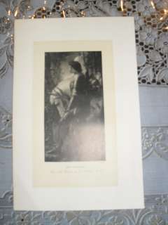 1897 PHOTO PRINT SIR GALAHAD G F WATTS  